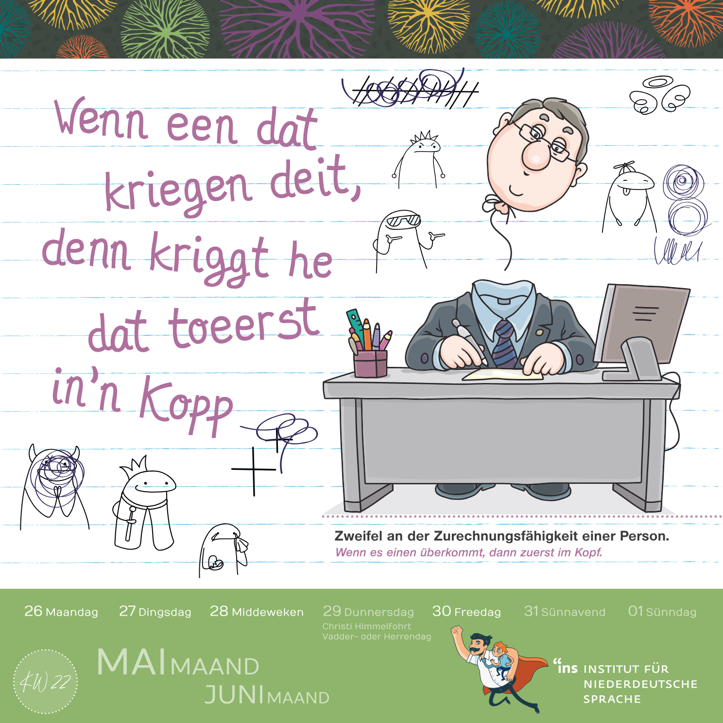 Kalender Woche 22